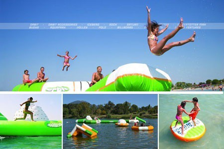 Aqua Jump au Lac de Saint Jean Pla de Corts